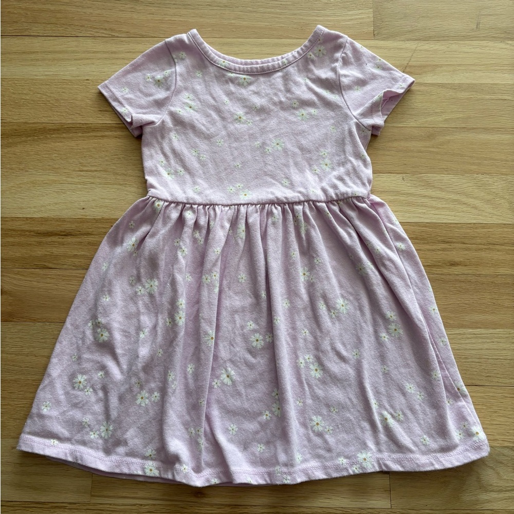 Cat & Jack Lavender Floral Toddler Dress